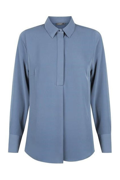 Gloweave L Slv 1/2 Placket Blouse 1797WL