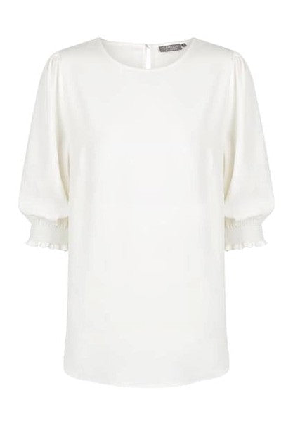 Gloweave Short Slv Shirred Cuff Blouse 1799WZ