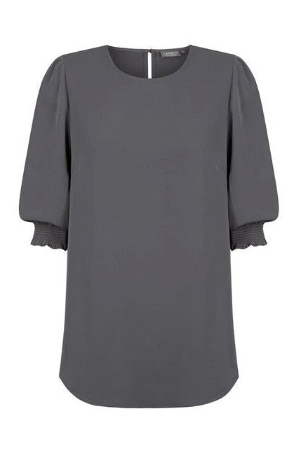 Gloweave Short Slv Shirred Cuff Blouse 1799WZ
