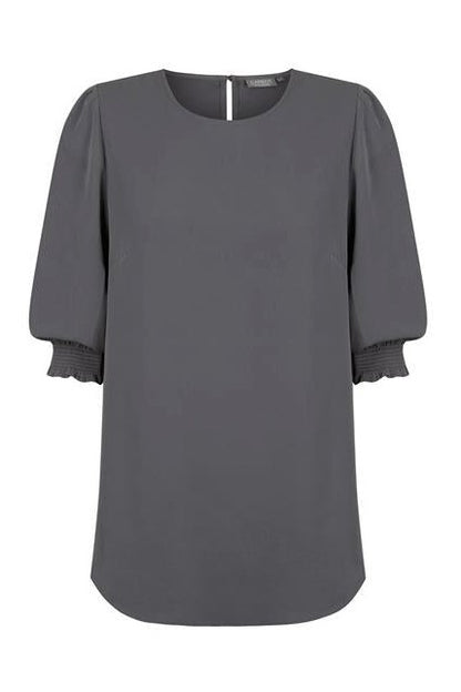 Gloweave Short Slv Shirred Cuff Blouse 1799WZ