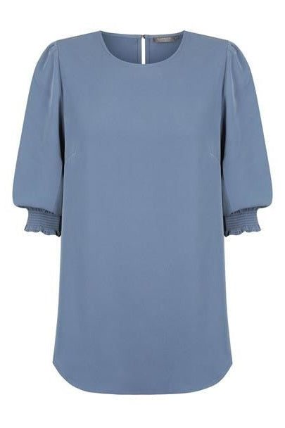 Gloweave Short Slv Shirred Cuff Blouse 1799WZ