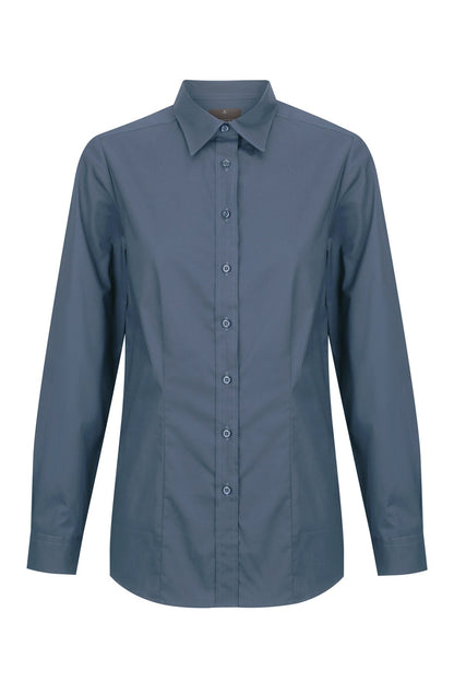 Gloweave Womens Cotton Stretch Shirt - 2102WL - Denim