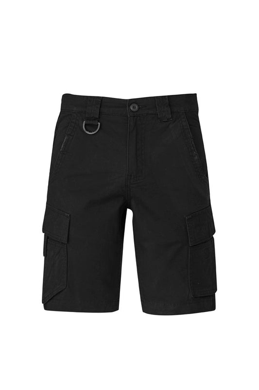 Syzmik Mens Streetworx Curved Cargo Short - ZS360 - Black