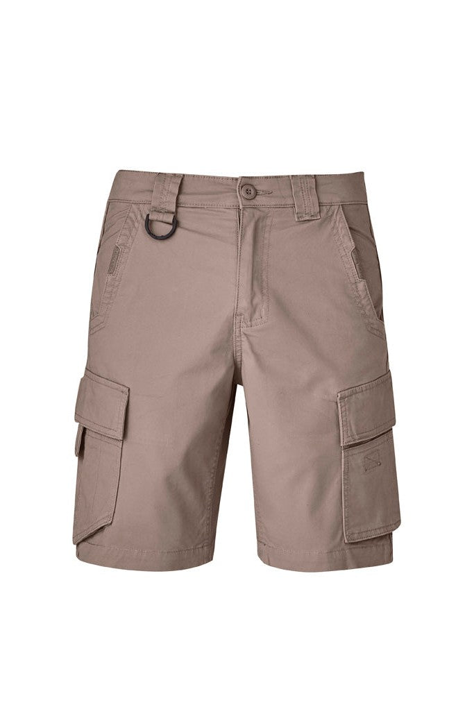 Syzmik Mens Streetworx Curved Cargo Short - ZS360 - Khaki