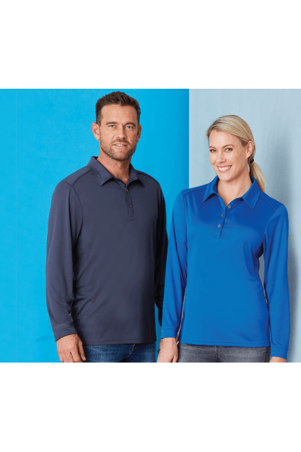 STENCIL LADIES FRESHEN POLO L/S 1143