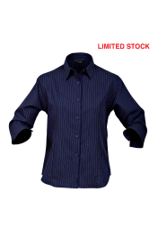 STENCIL LADIES PINPOINT SHIRT 3/4S 2125