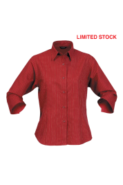 STENCIL LADIES PINPOINT SHIRT 3/4S 2125