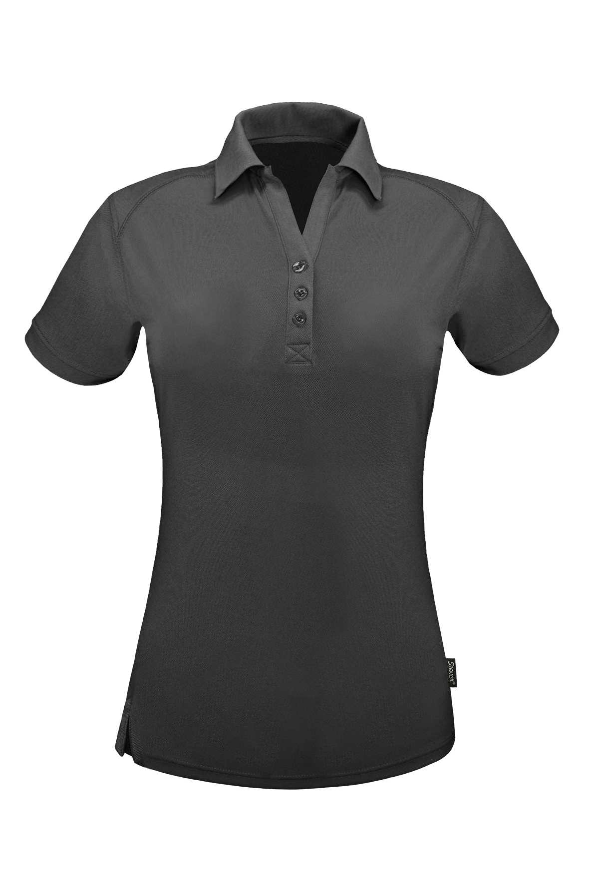 Stencil Ladies Sorona Polo S/S - 1166 - Charcoal