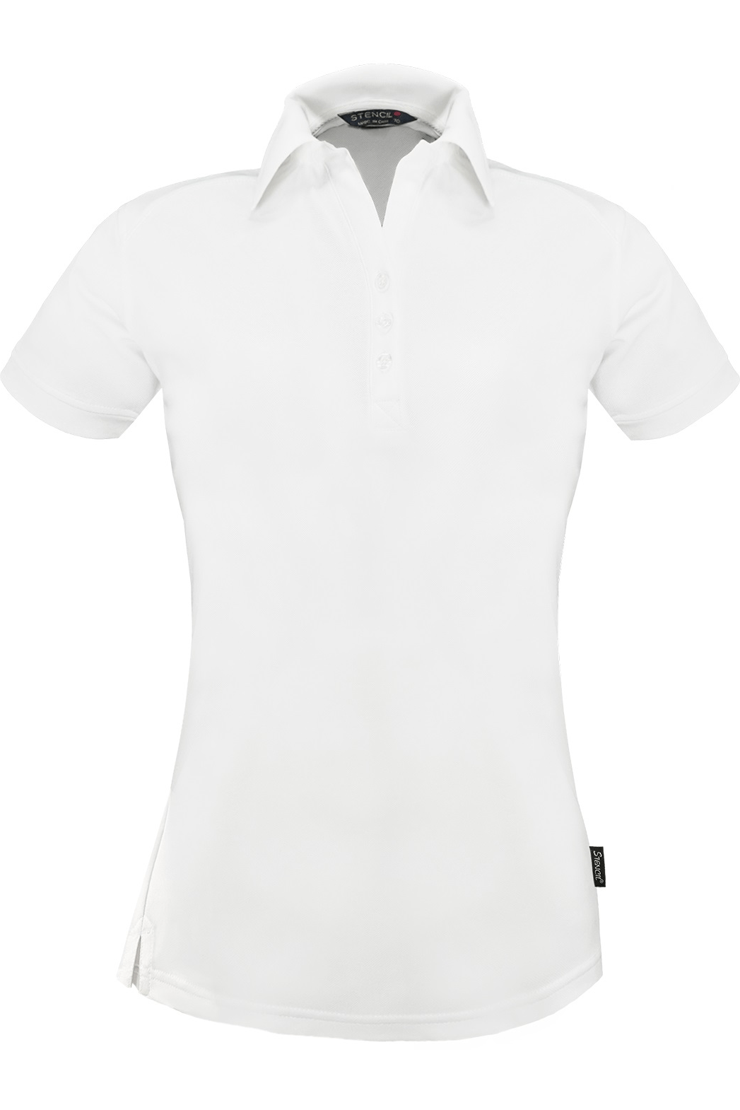 Stencil Ladies Sorona Polo S/S - 1166 - White