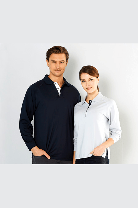 STENCIL LADIES TEAM POLO L/S 1142