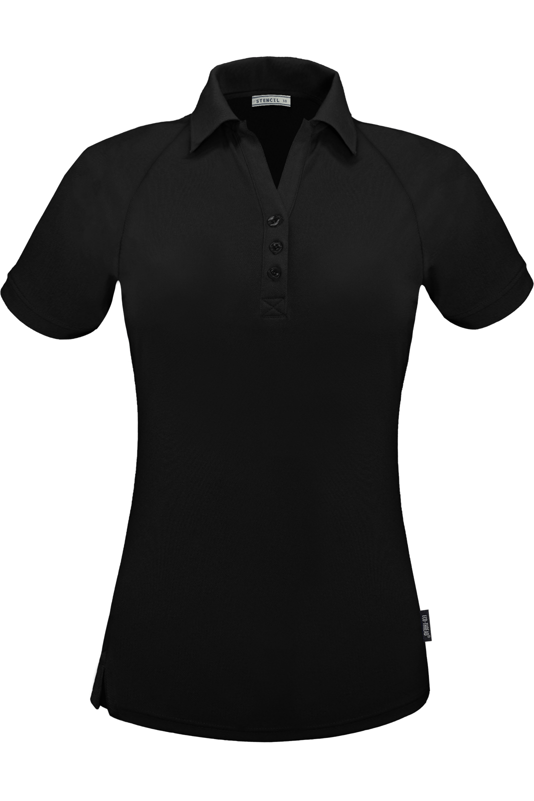 Stencil Ladies Infinity Polo S/S - 1167 - Black