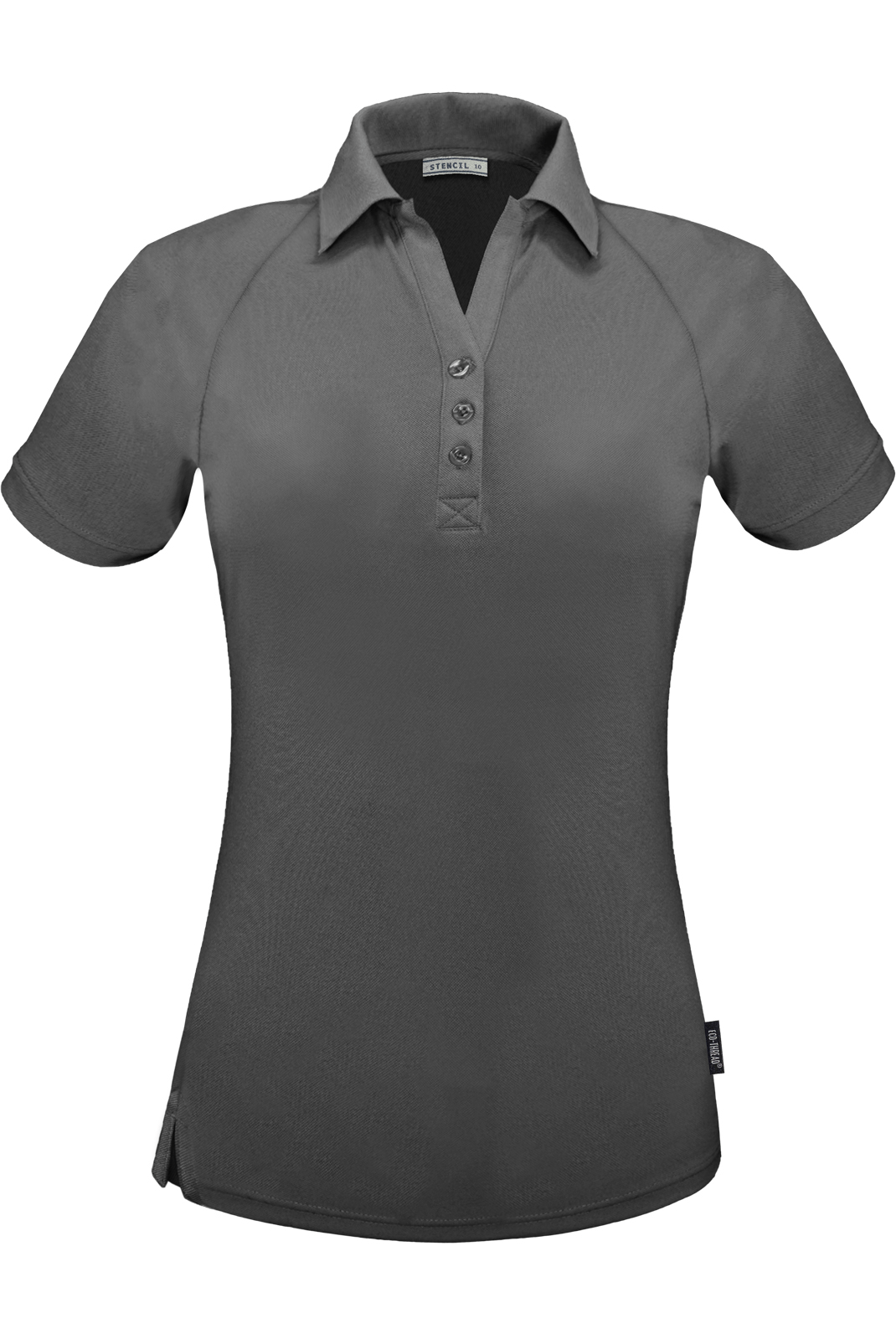 Stencil Ladies Infinity Polo S/S - 1167 - Charcoal