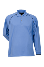 STENCIL MENS COOL DRY POLO L/S 1040