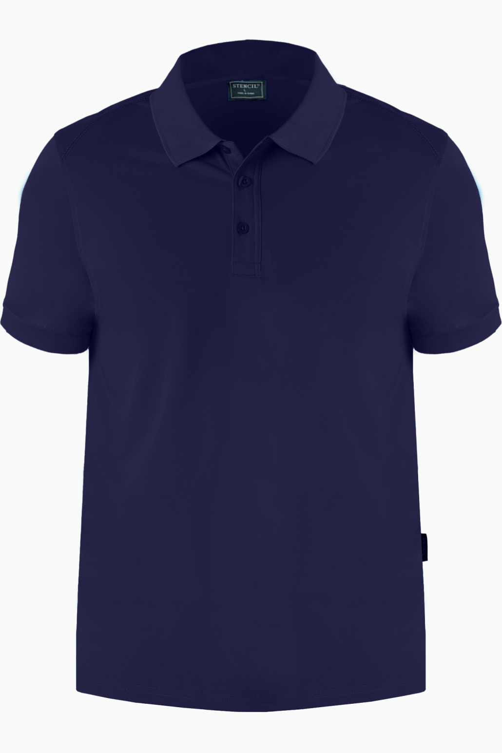 Stencil Mens Sorona Polo S/S - 1066 - Navy