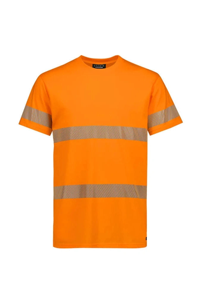 Syzmik Mens Hi Vis Segmented Tape Cotton Tee Shirt ZH510