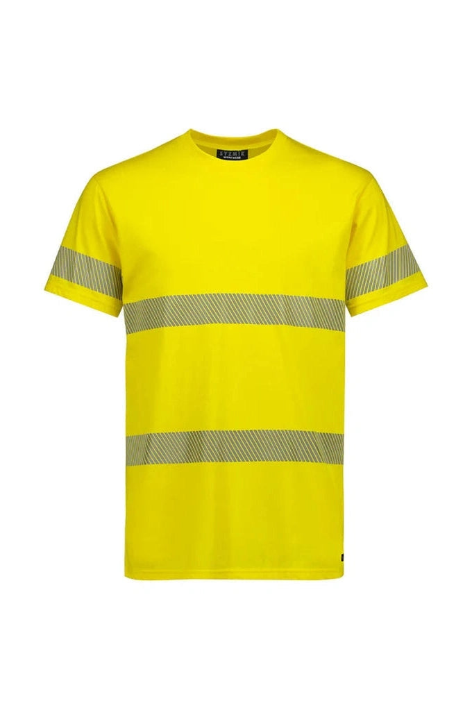 Syzmik Mens Hi Vis Segmented Tape Cotton Tee Shirt ZH510