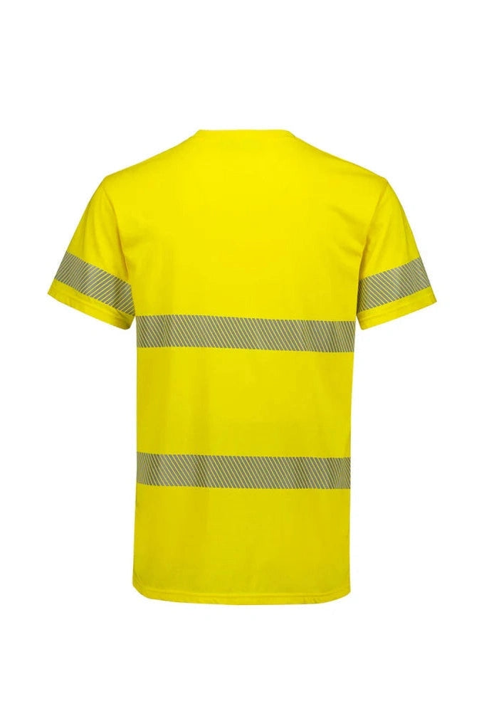 Syzmik Mens Hi Vis Segmented Tape Cotton Tee Shirt ZH510