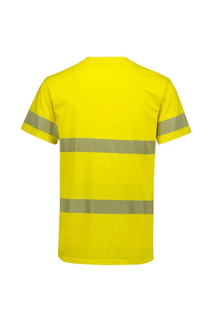 Syzmik Mens Hi Vis Segmented Tape Cotton Tee Shirt ZH510