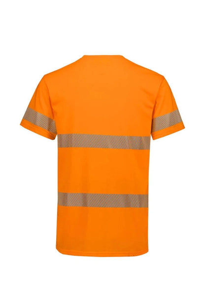 Syzmik Mens Hi Vis Segmented Tape Cotton Tee Shirt ZH510