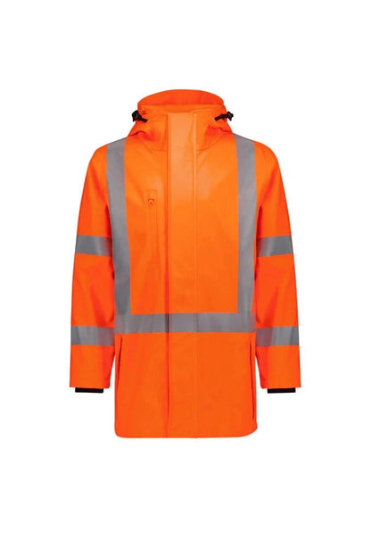Syzmik Mens Hi Vis X Back Heavy Duty Waterproof Jacket ZJ620-AU