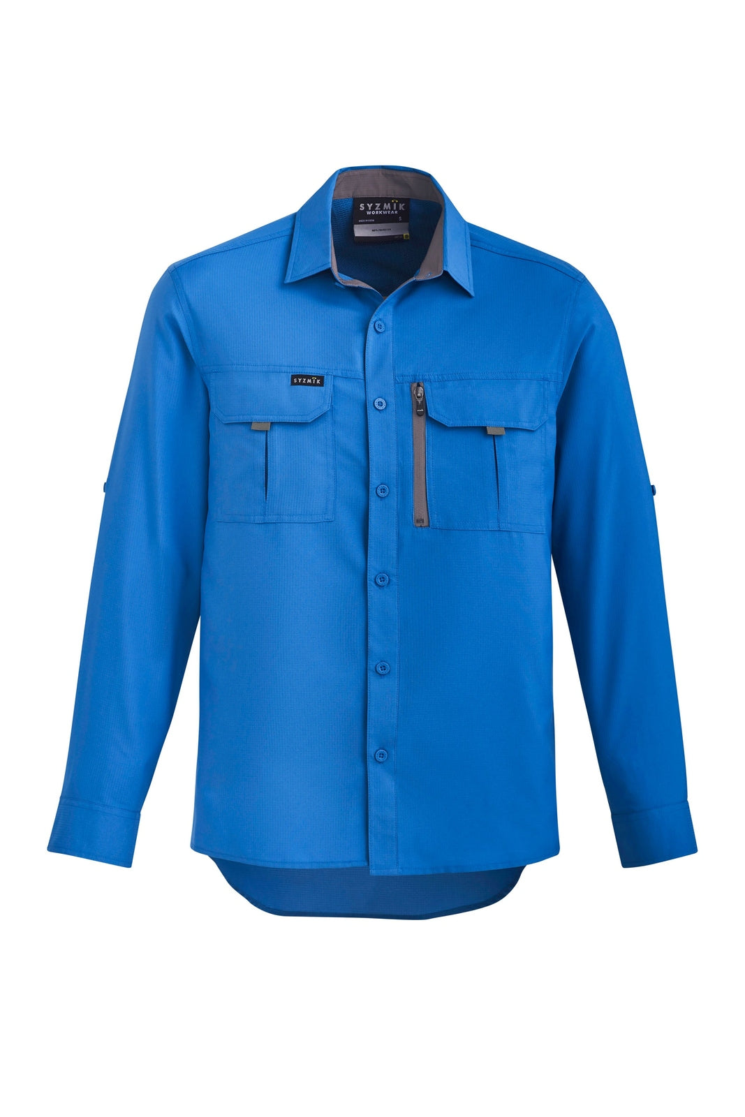 Syzmik Mens Outdoor Long Sleeve Shirt - ZW460 - Cobalt