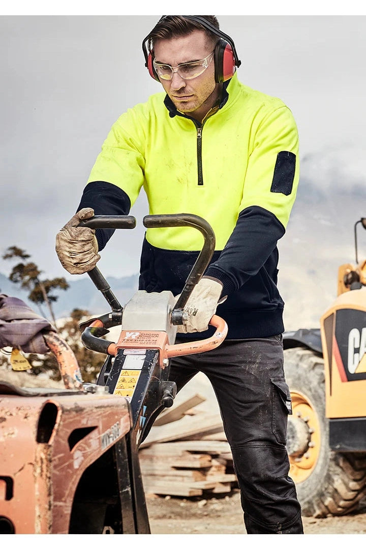 Syzmik Unisex Hi Vis 1/2 Zip Pullover ZT476