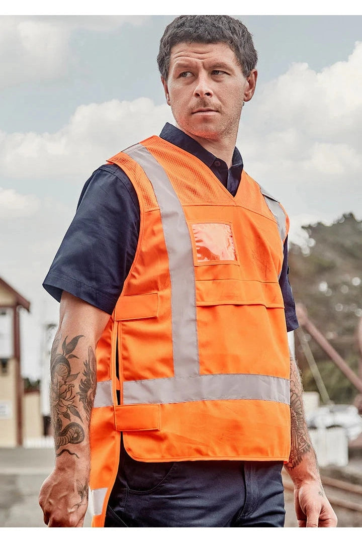 Syzmik Unisex Hi Vis NSW Rail Vest ZV697