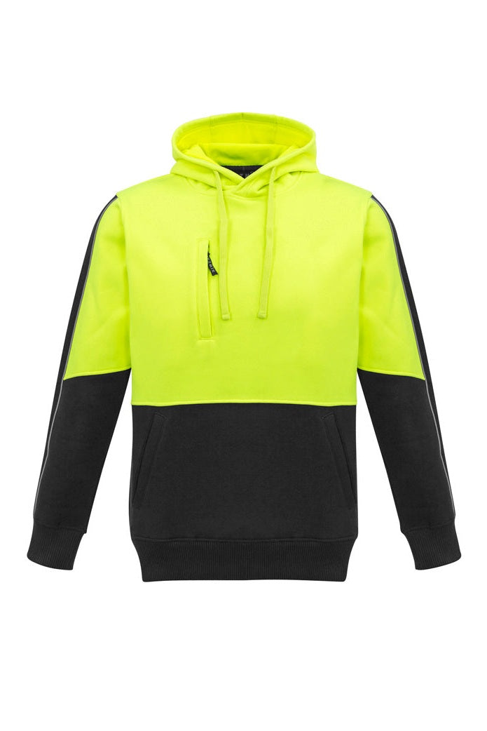Syzmik Unisex Hi Vis Pullover Hoodie - ZT484 - Yellow/Black
