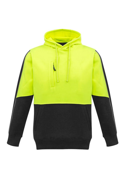 Syzmik Unisex Hi Vis Pullover Hoodie - ZT484 - Yellow/Black