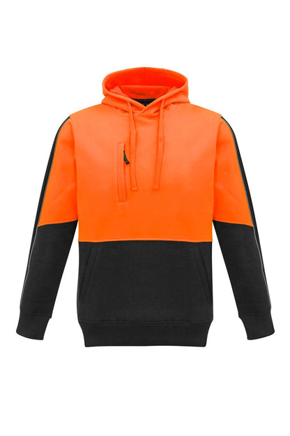 Syzmik Unisex Hi Vis Pullover Hoodie - ZT484 - Orange/Black
