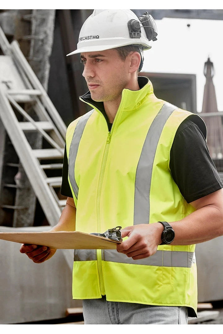 Syzmik Unisex Hi Vis Waterproof Reversible Vest ZV228