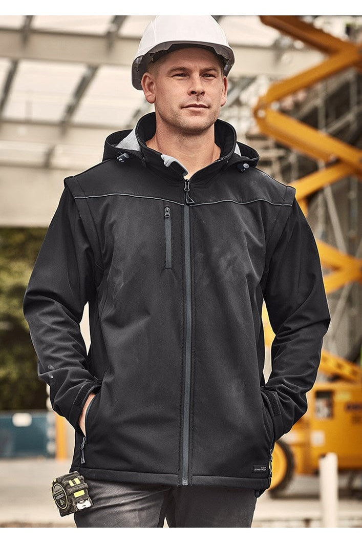 Syzmik Unisex Streetworx 2 In 1 Stretch Softshell Jacket ZJ263