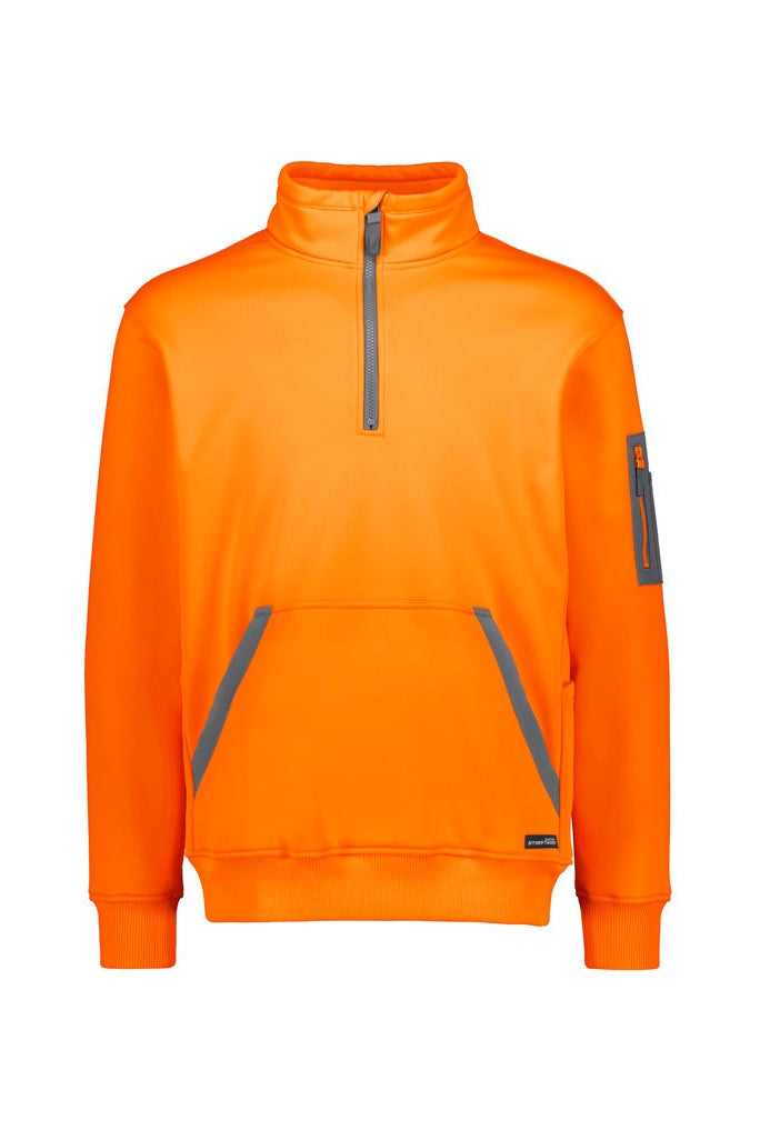 Syzmik Unisex Streetworx Water Resistant 1/4 Zip Pullover - ZT665 - Orange