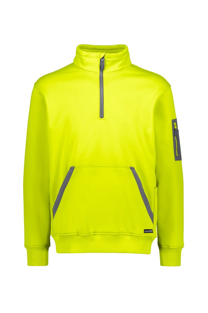 Syzmik Unisex Streetworx Water Resistant 1/4 Zip Pullover - ZT665 - Yellow