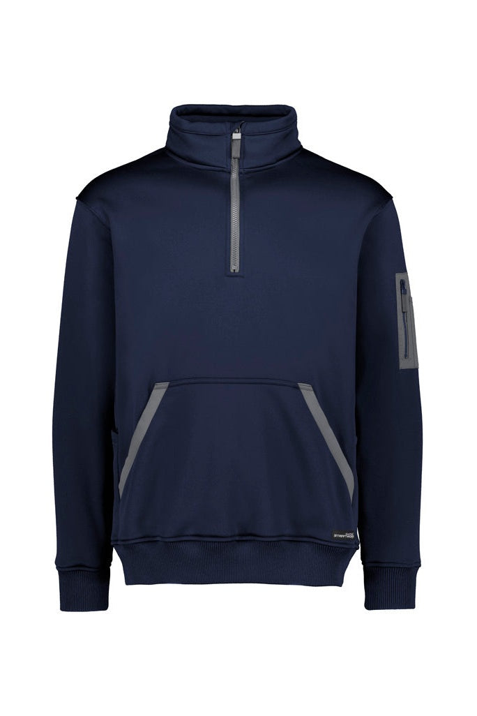 Syzmik Unisex Streetworx Water Resistant 1/4 Zip Pullover - ZT665 - Navy