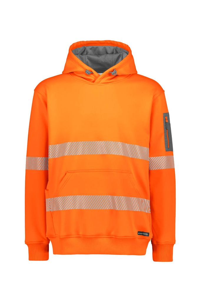 Syzmik Unisex Streetworx Water Resistant Hoodie with Segmented Tape - ZT867 - Orange