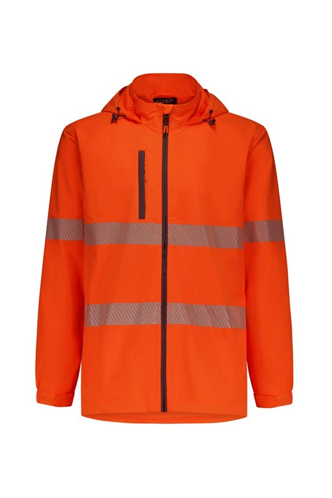 Syzmik Unisex Super Light Segmented Tape Packable Rain Jacket ZJ560