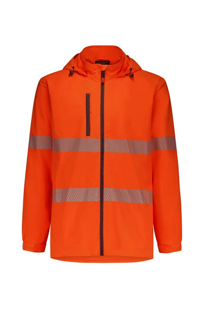 Syzmik Unisex Super Light Segmented Tape Packable Rain Jacket ZJ560
