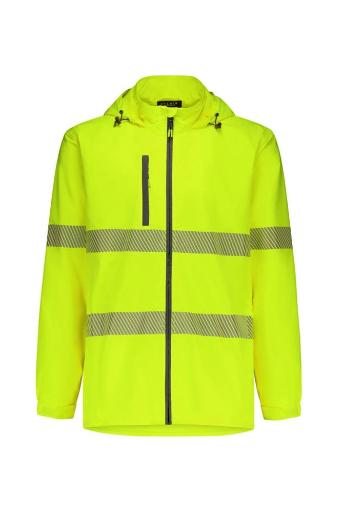 Syzmik Unisex Super Light Segmented Tape Packable Rain Jacket ZJ560