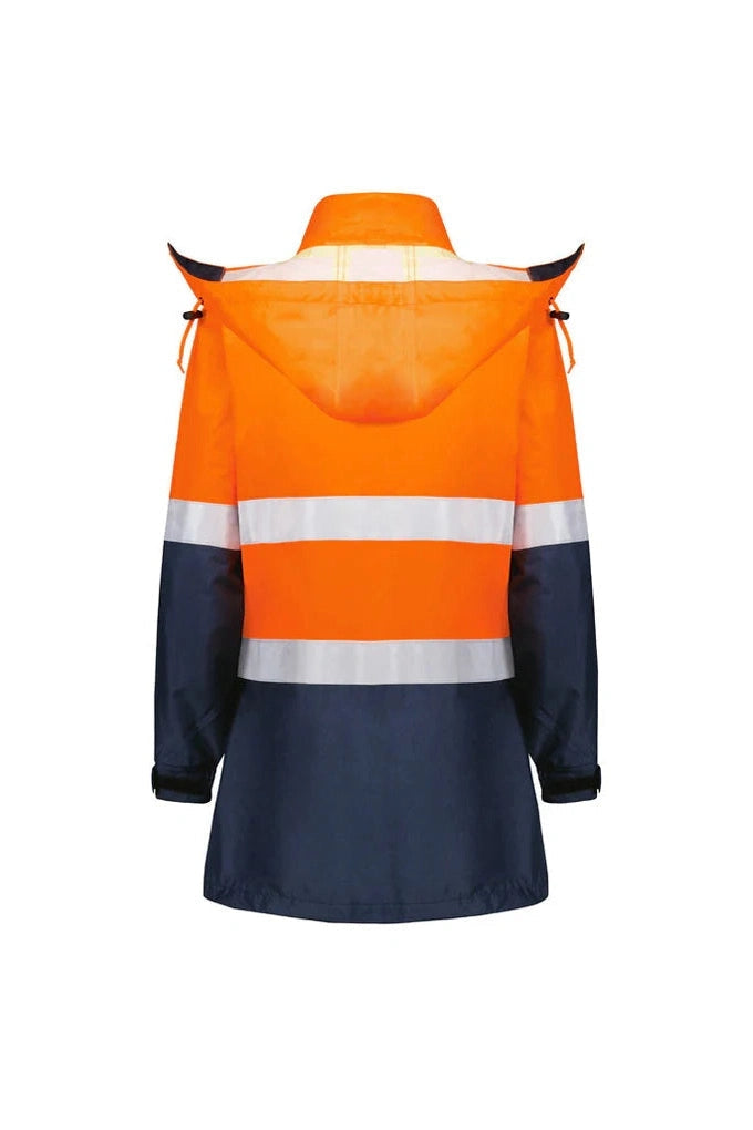 Syzmik Womens Hi Vis Ultralite Waterproof Jacket ZJ757