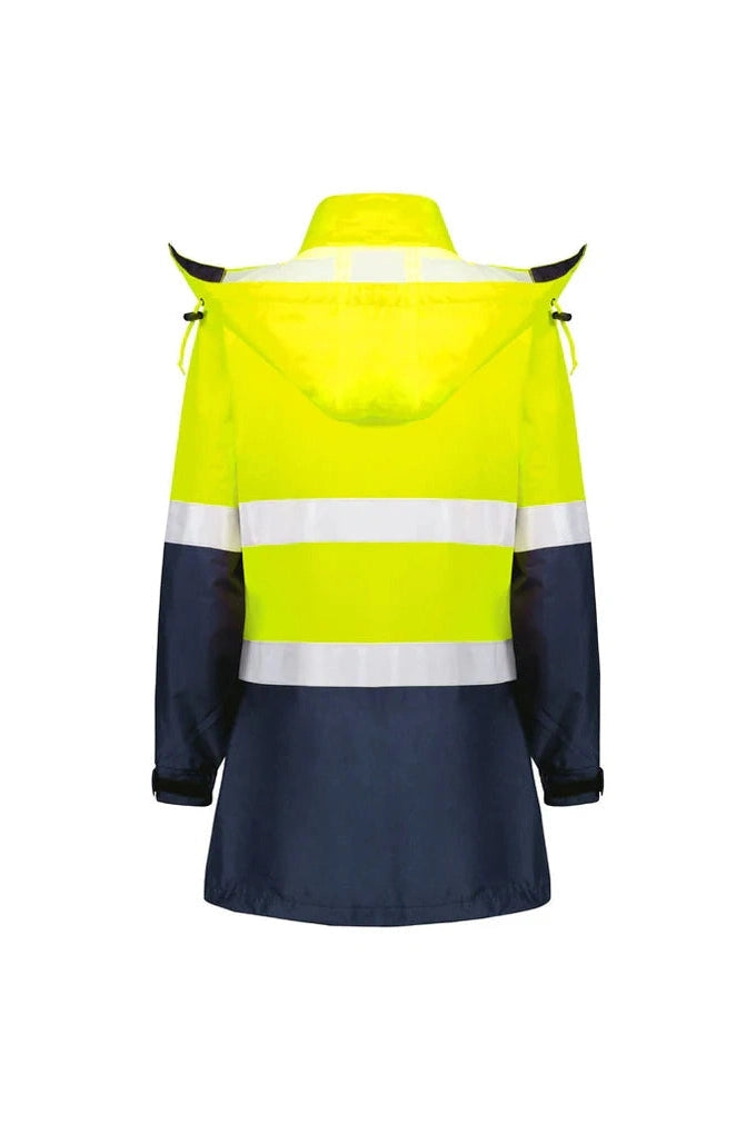 Syzmik Womens Hi Vis Ultralite Waterproof Jacket ZJ757