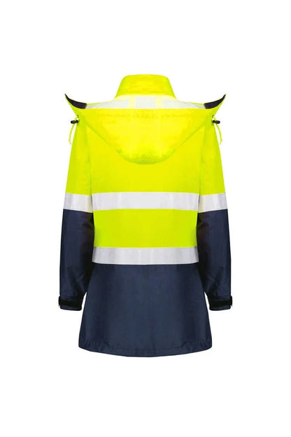 Syzmik Womens Hi Vis Ultralite Waterproof Jacket ZJ757