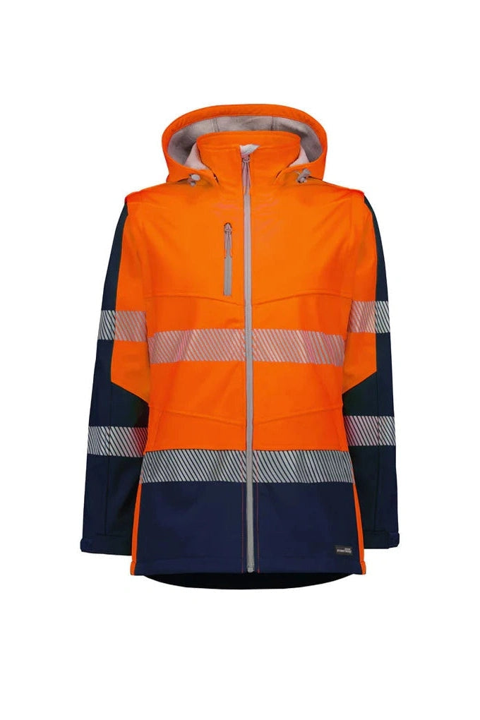Syzmik Womens Streetworx 2 In 1 Stretch Softshell Jacket ZJ753