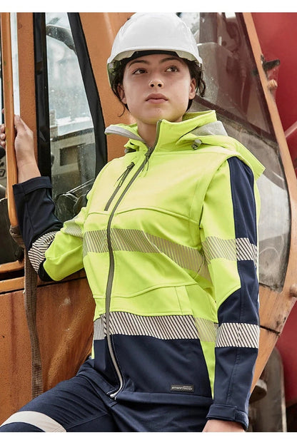 Syzmik Womens Streetworx 2 In 1 Stretch Softshell Jacket ZJ753