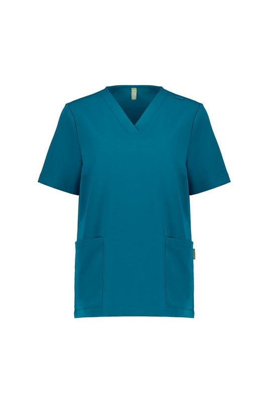  Womens Pulse V-Neck Scrub Top - CU543LS | Biz Care | Fashion Biz Online