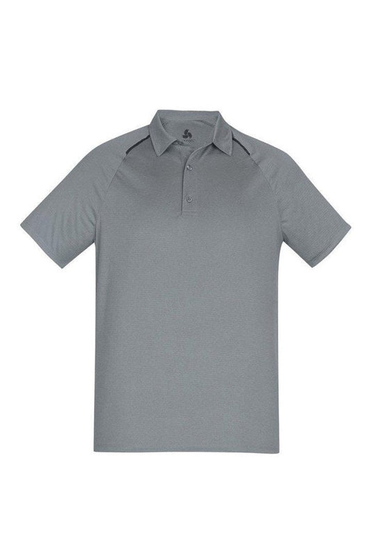 Biz Collection Academy Mens Polo - P012MS - Silver/Charcoal