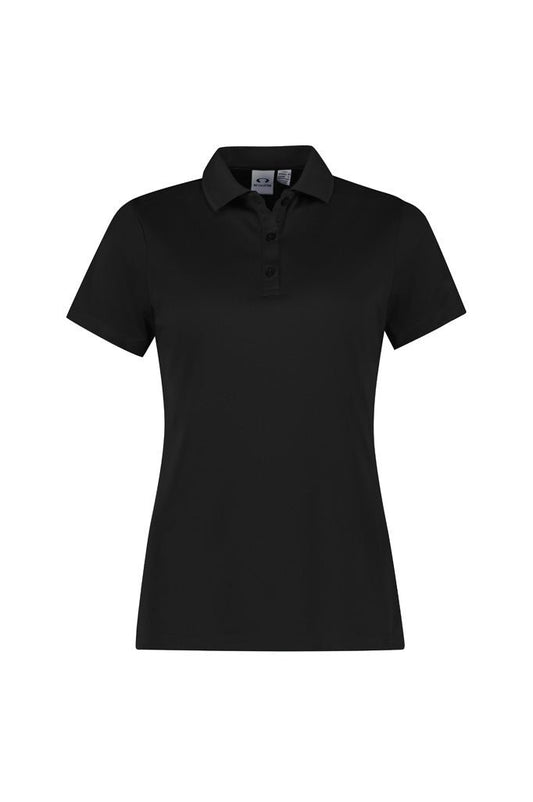 Biz Collection Action Ladies Polo - P206LS - Black