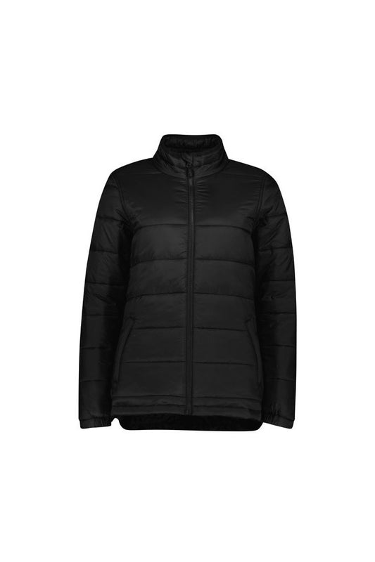 Biz Collection Alpine Ladies Puffer Jacket - J212L - Black