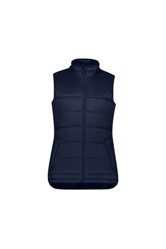 Biz Collection Alpine Ladies Puffer Vest - J211L - Navy