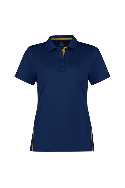 Biz Collection Balance Ladies Polo - P200LS - Navy/Gold